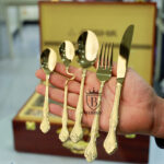 شنطه معالق ارشيا 86 قطعة دهبى مط 3350